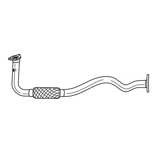 Abgasrohr Sigam 12137 f&uuml;r Fiat Vorne