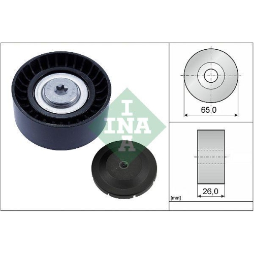 Umlenk /führungsrolle Keilrippenriemen Schaeffler Ina 532 0748 10 für Bmw Mini