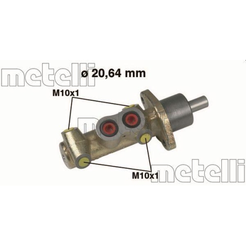 Hauptbremszylinder Metelli 05-0461 f&uuml;r Fiat