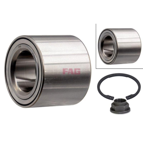 Radlagersatz Schaeffler Fag 713 6403 30 f&uuml;r Citro&euml;n Fiat Hinterachse