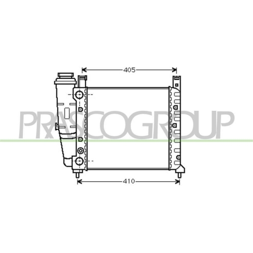 K&uuml;hler Motork&uuml;hlung Prasco FT127R009 Prascoselection f&uuml;r Fiat