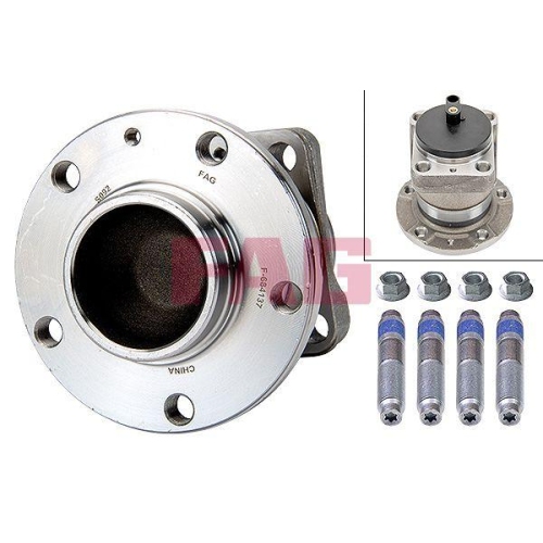 Radlagersatz Schaeffler Fag 713 6405 20 f&uuml;r Citro&euml;n Fiat Peugeot Hinterachse