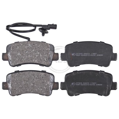 Bremsbelagsatz Scheibenbremse A.b.s. 37939 f&uuml;r Nissan Opel Renault Vauxhall
