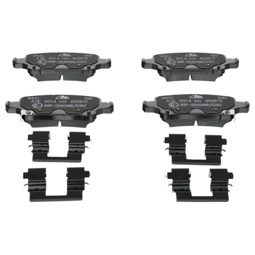 Bremsbelagsatz Scheibenbremse Ate 13-0460-2615-2 f&uuml;r Opel Vauxhall Hinterachse