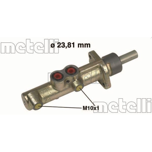 Hauptbremszylinder Metelli 05-0468 f&uuml;r Iveco