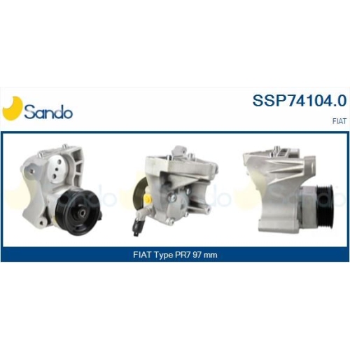 Hydraulikpumpe Lenkung Sando SSP74104.0 f&uuml;r Fiat