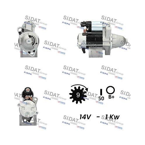 Starter Sidat S12DE0520A2 für Honda