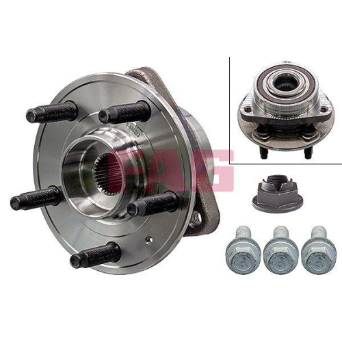Radlagersatz Schaeffler Fag 713 6452 00 f&uuml;r Opel Vorderachse