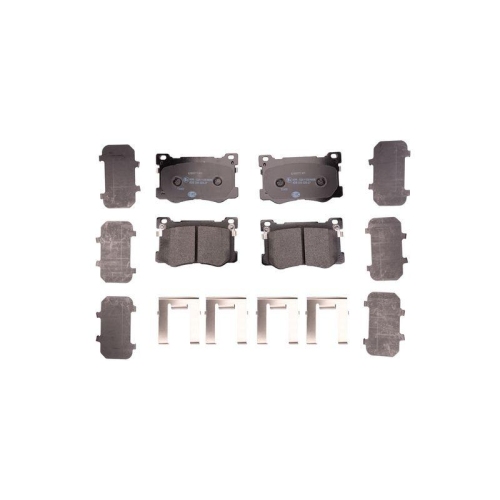 Bremsbelagsatz Scheibenbremse Hella 8DB 355 025-271 f&uuml;r Nissan Hyundai Amc