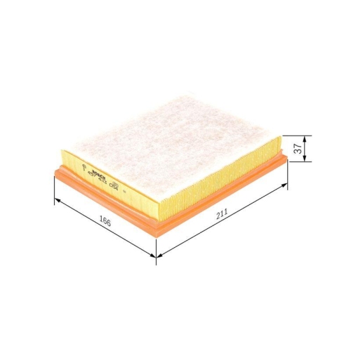 Luftfilter Bosch 1457433054 f&uuml;r Gmc Opel Vauxhall Chevrolet