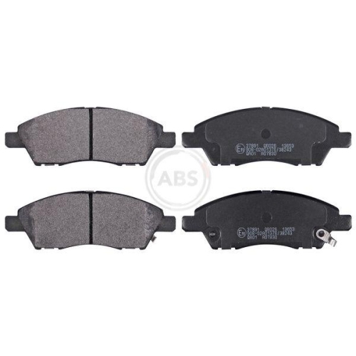 Bremsbelagsatz Scheibenbremse A.b.s. 37891 f&uuml;r Nissan Vorderachse