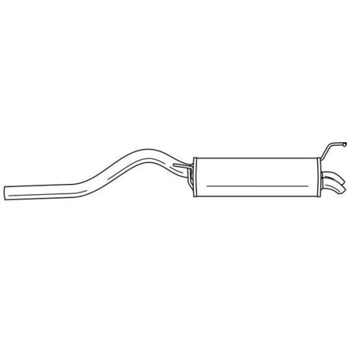 Endschalld&auml;mpfer Sigam 22628 f&uuml;r Seat VW