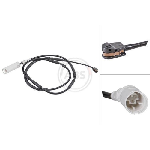 Warnkontakt Bremsbelagverschlei&szlig; A.b.s. 39676 f&uuml;r Bmw Hinterachse