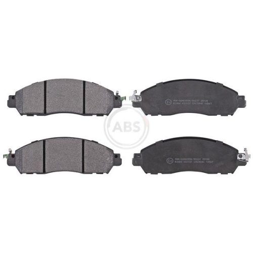 Bremsbelagsatz Scheibenbremse A.b.s. 35128 f&uuml;r Nissan Renault Vorderachse