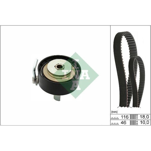 Zahnriemensatz Schaeffler Ina 530 0701 10 für Ford