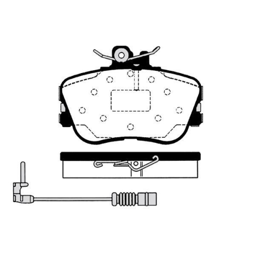 Bremsbelagsatz Scheibenbremse Raicam RA.0482.1 f&uuml;r Mercedes Benz Mercedes Benz