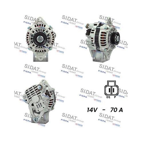 Generator Sidat A12MH0356A2 f&uuml;r Mazda Mitsubishi Hyundai Kia