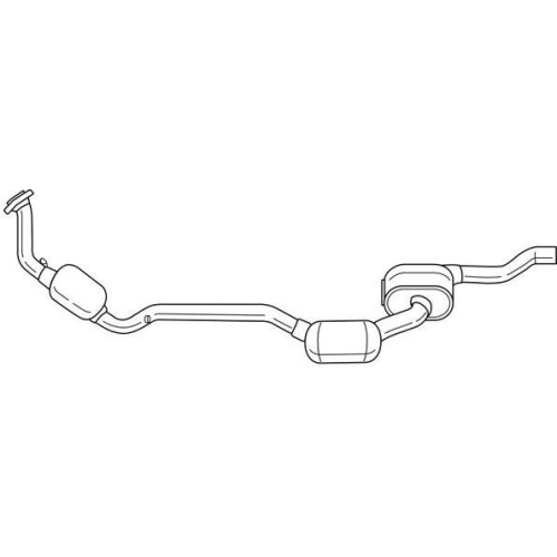 Katalysator Sigam 35184 für Mercedes Benz Vorne Links