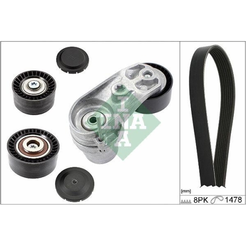 Keilrippenriemensatz Schaeffler Ina 529 0211 10 f&uuml;r Bmw Mini