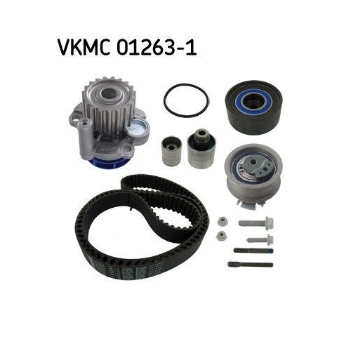 Wasserpumpe + Zahnriemensatz Skf VKMC 01263-1 f&uuml;r Audi Chrysler Dodge Ford Seat