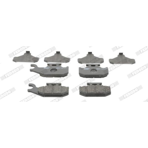 Bremsbelagsatz Scheibenbremse Ferodo FDB4614 Premier Eco Friction f&uuml;r Renault