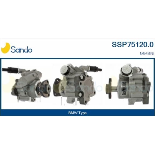 Hydraulikpumpe Lenkung Sando SSP75120.0 f&uuml;r Bmw