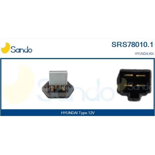 Widerstand Innenraumgebl&auml;se Sando SRS78010.1 f&uuml;r Kia