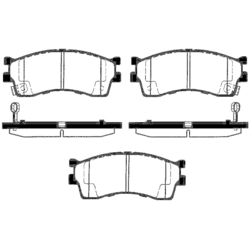 Brake Pad Set Disc Brake Raicam RA.0456.0 for Kia