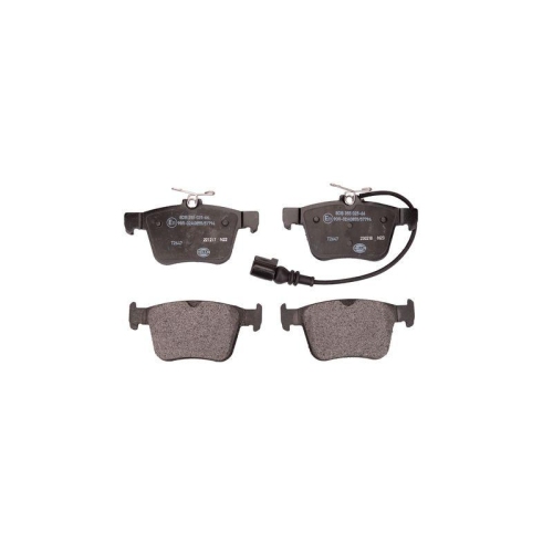 Bremsbelagsatz Scheibenbremse Hella 8DB 355 025-661 f&uuml;r Audi Seat Skoda VW Amc