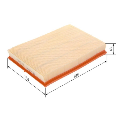 Luftfilter Bosch 1457433059 f&uuml;r Seat Skoda VW