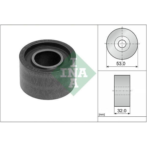 Umlenk /führungsrolle Zahnriemen Schaeffler Ina 532 0225 10 für Volvo