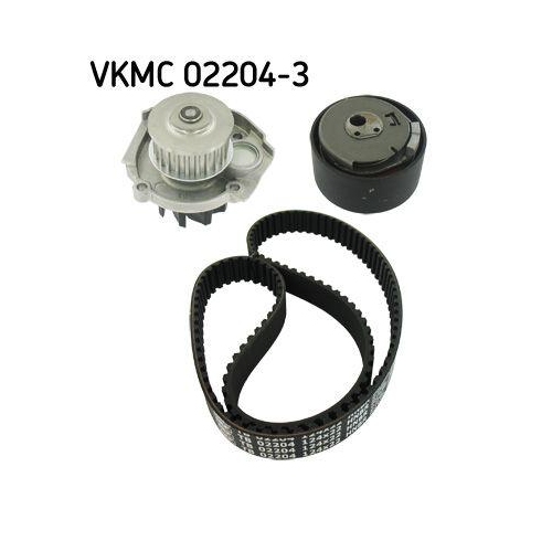 Wasserpumpe + Zahnriemensatz Skf VKMC 02204-3 f&uuml;r Alfa Romeo Fiat Ford Lancia