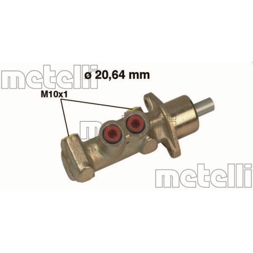 Hauptbremszylinder Metelli 05-0480 f&uuml;r Fiat