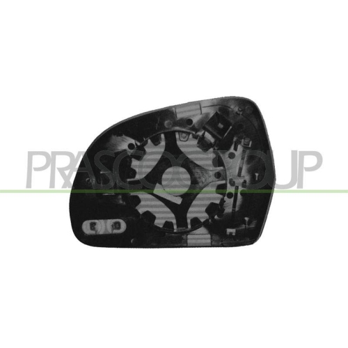 Spiegelglas Au&szlig;enspiegel Prasco AD0247514 f&uuml;r Audi Links