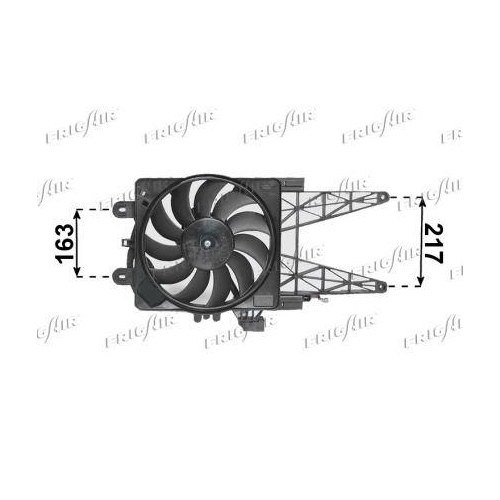 L&uuml;fter Motork&uuml;hlung Frigair 0504.2033 f&uuml;r Alfarome/fiat/lanci