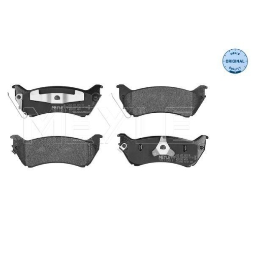 Bremsbelagsatz Scheibenbremse Meyle 0252318917W Meyle-original: True To Oe. f&uuml;r