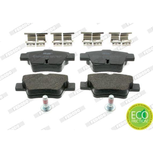 Bremsbelagsatz Scheibenbremse Ferodo FDB1784 Premier Eco Friction f&uuml;r Citro&euml;n