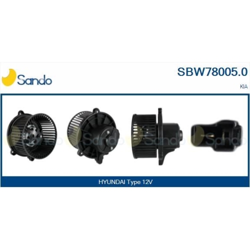 Innenraumgebl&auml;se Sando SBW78005.0 f&uuml;r Kia F&uuml;r Fahrzeuge Mit/ohne Klimaanlage