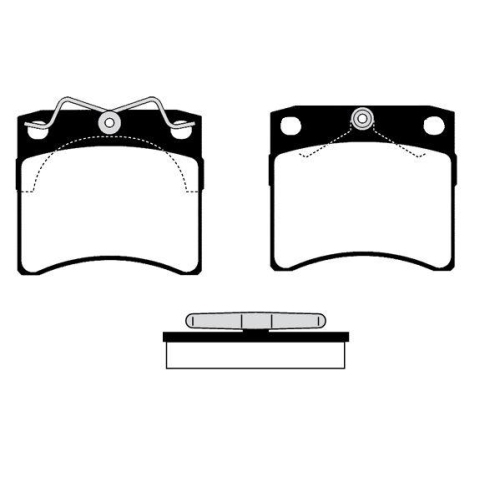 Bremsbelagsatz Scheibenbremse Raicam RA.0430.1 f&uuml;r VW Vorderachse