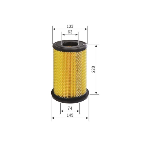 Luftfilter Bosch F026400199 f&uuml;r Nissan