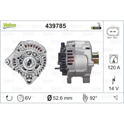 Startergenerator Valeo 439785 Valeo Origins New Stop&amp;start Oe Technologie f&uuml;r