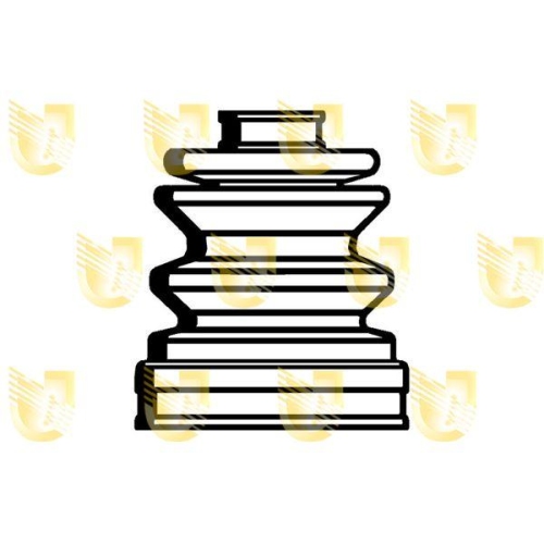 Faltenbalg Antriebswelle Unigom 313099 für Isuzu Mazda Getriebeseitig