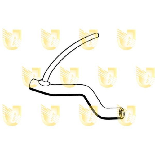 Kühlerschlauch Unigom W9208 für VW Rechts Oben