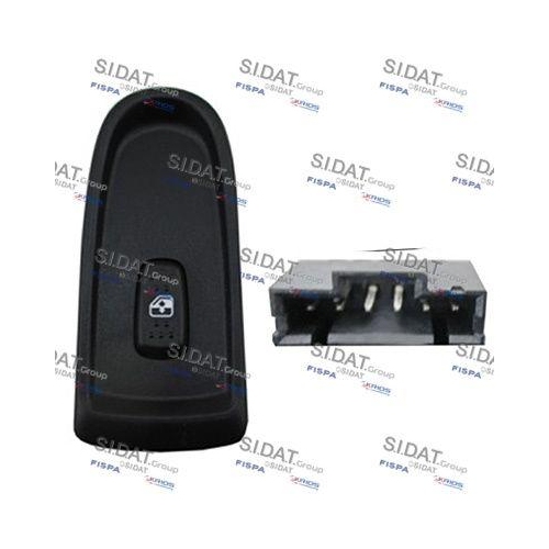Schalter Fensterheber Sidat 5.145385A2 für Iveco Vorne Rechts