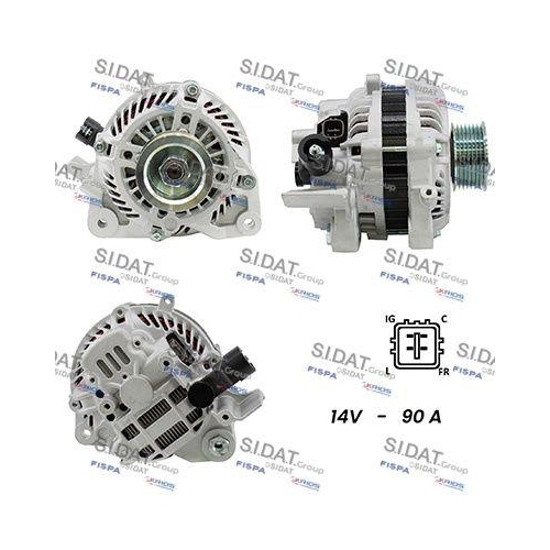 Generator Sidat A12MH0625A2 f&uuml;r Honda Mitsubishi