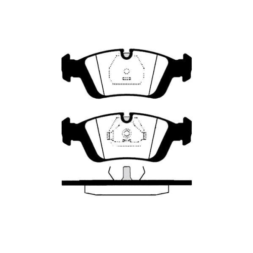 Bremsbelagsatz Scheibenbremse Raicam RA.0436.0 f&uuml;r Bmw De La Chapelle
