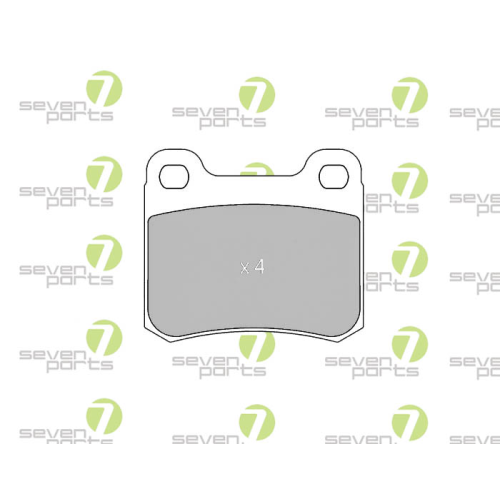 Bremsbelagsatz Scheibenbremse 7 Seven Parts SVP18541 f&uuml;r Mercedes Benz