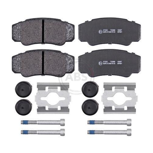 Brake Pad Set Disc Brake A.b.s. 37333 for Citro&euml;n Fiat Peugeot Rear Axle