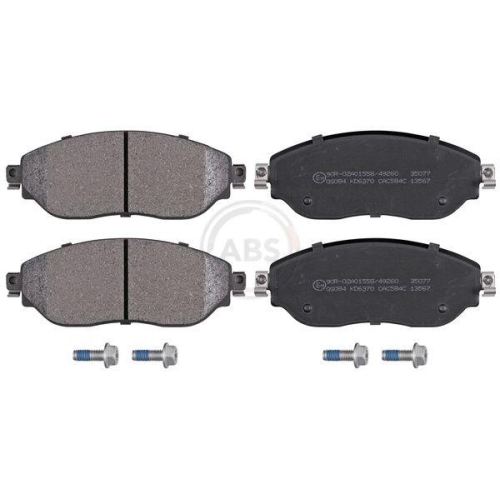 Bremsbelagsatz Scheibenbremse A.b.s. 35077 f&uuml;r Fiat Nissan Opel Renault Vauxhall