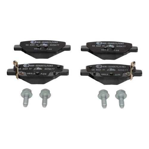 Bremsbelagsatz Scheibenbremse Ate 13-0460-5677-2 f&uuml;r Fiat Hinterachse